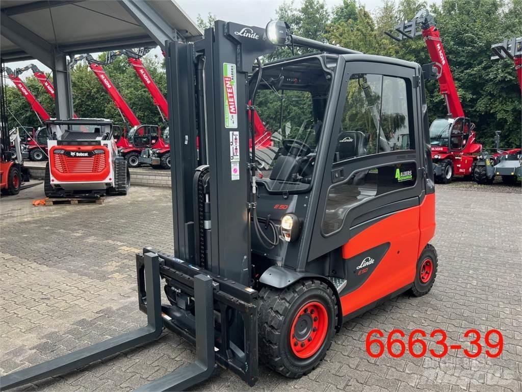 Linde E 50 HL 01 Elektro Stapler