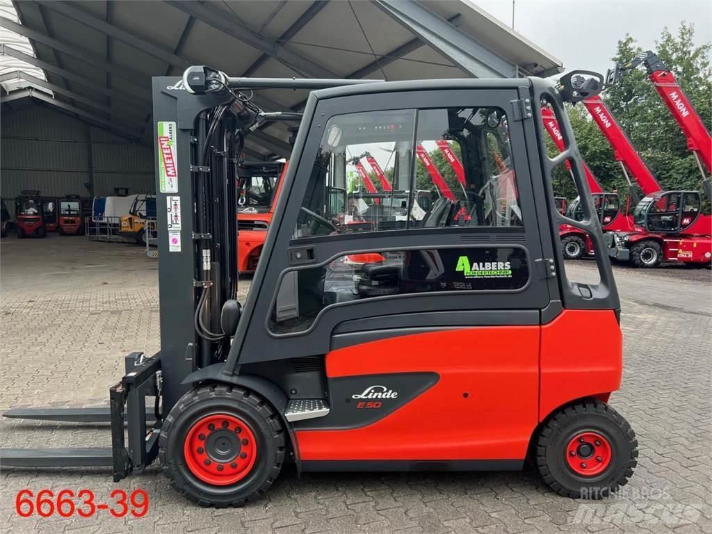 Linde E 50 HL 01 Elektro Stapler