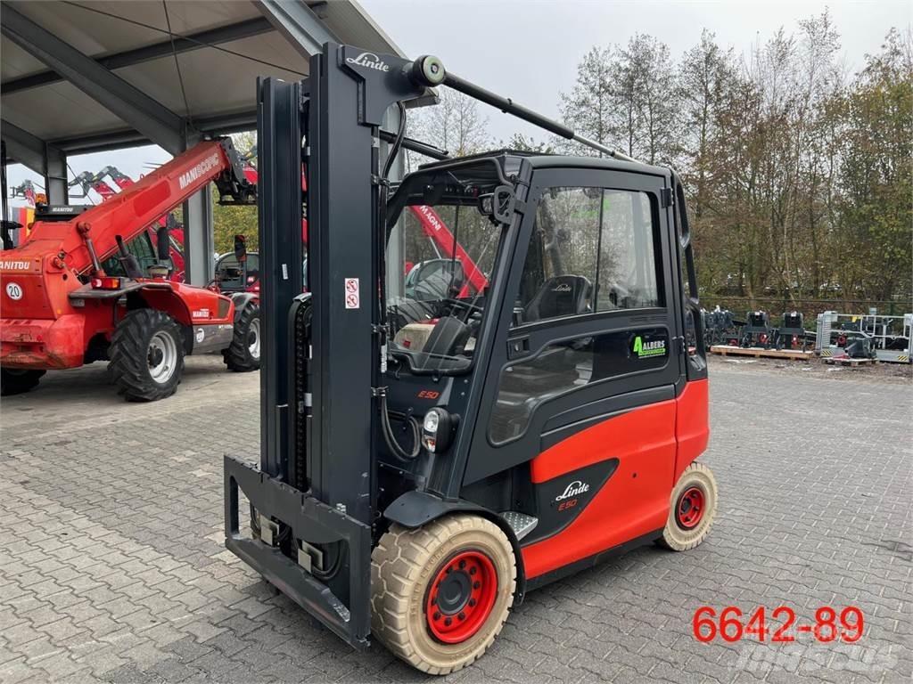 Linde E 50 HL 01 Elektro Stapler