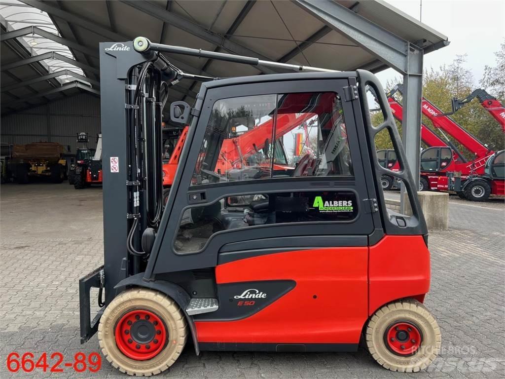 Linde E 50 HL 01 Elektro Stapler