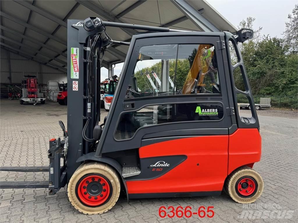 Linde E 50 HL - 01 / 600 Elektro Stapler