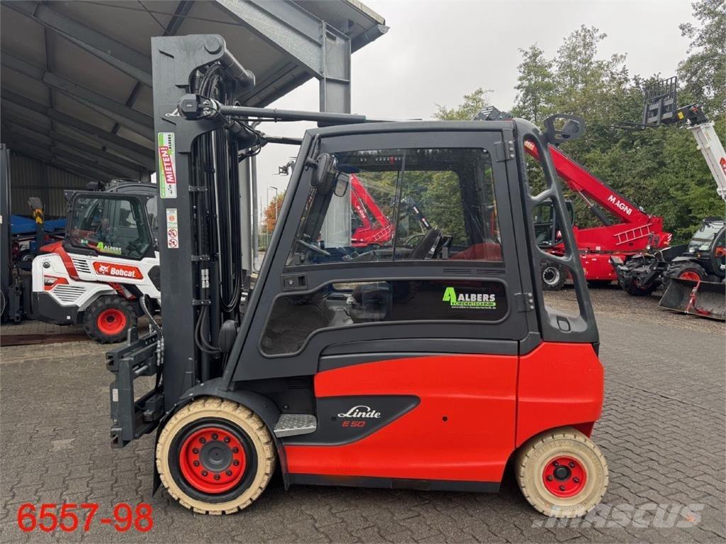 Linde E 50 HL 01 600 Elektro Stapler