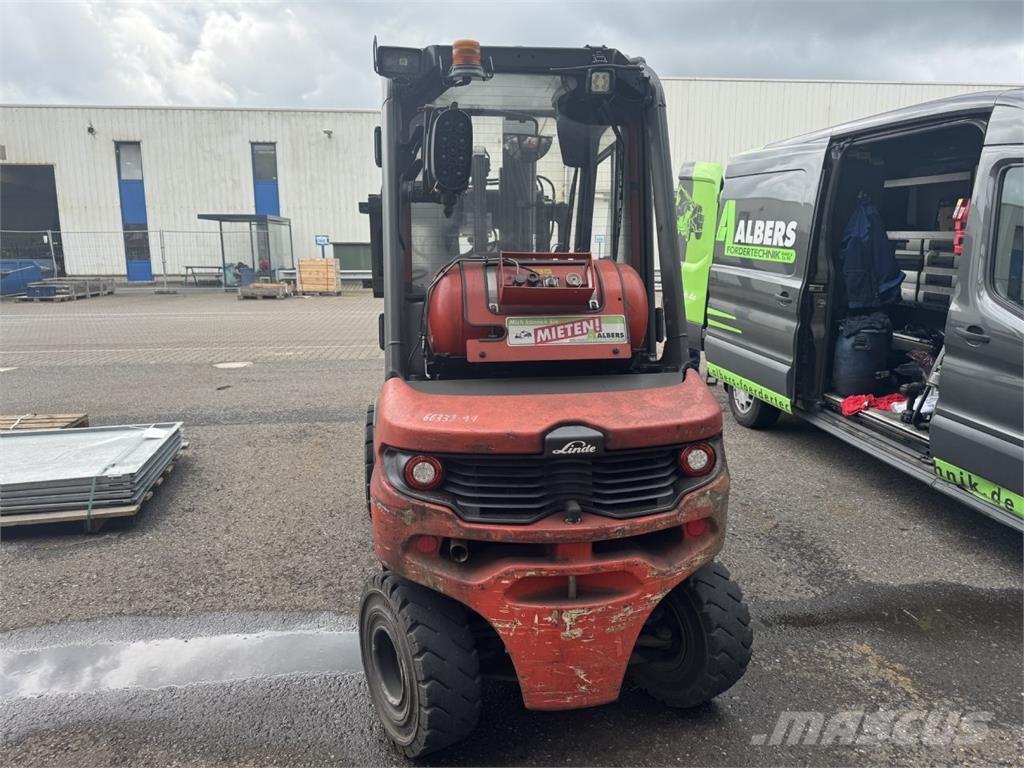 Linde H 35 T 01 Gas Stapler