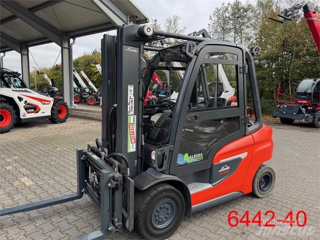 Linde H 35 T 01 Gas Stapler