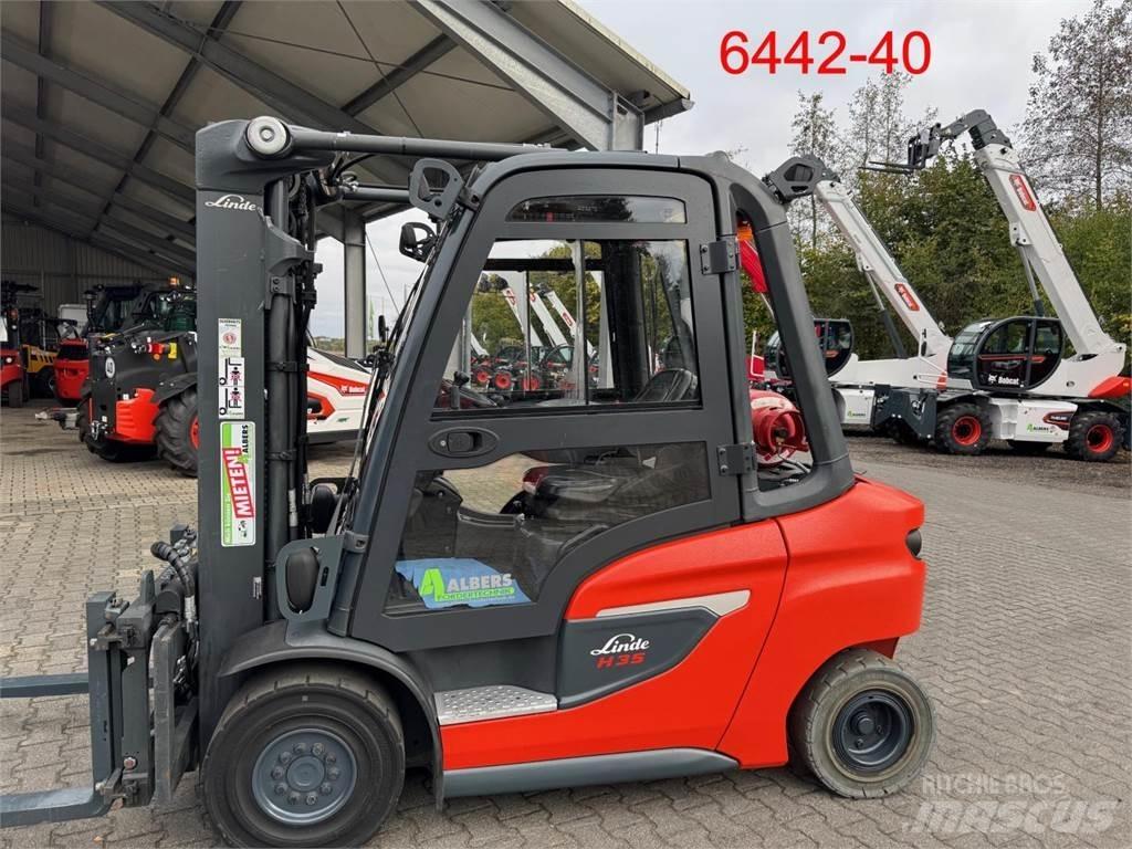 Linde H 35 T 01 Gas Stapler