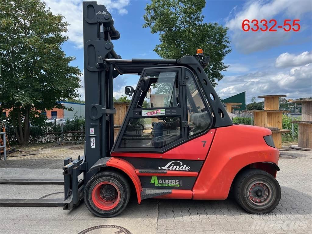 Linde H 80 D 02 900 Diesel Stapler