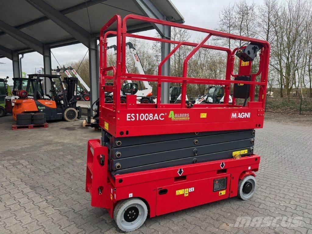 Magni ES 1008 AC + Scheren-Arbeitsbühnen