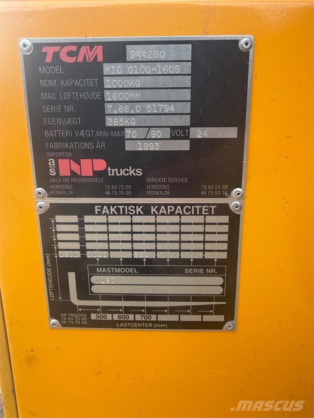 MIC 1000kg Handhubwagen