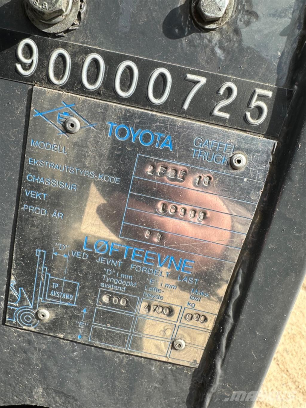 Toyota FB13 Andere Gabelstapler