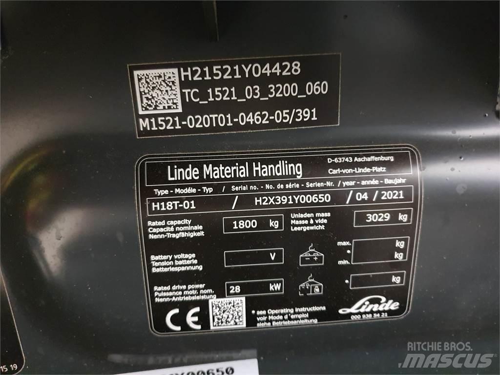 Linde H18T Gas Stapler