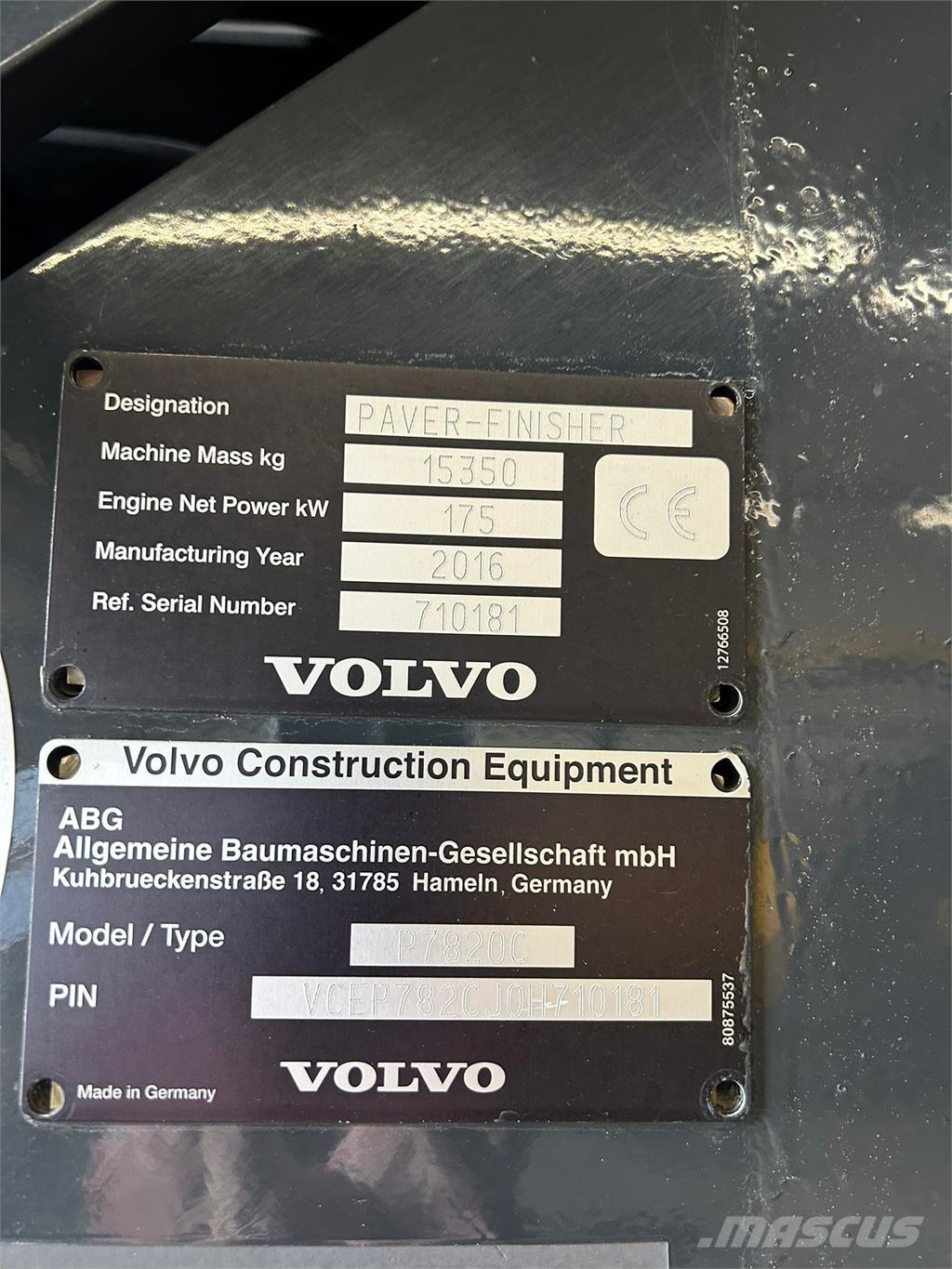  P7820C P7820C Strassenfertiger