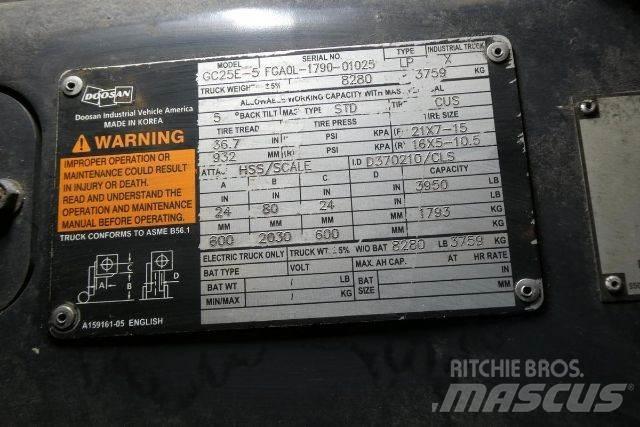 Doosan GC25E-5 Andere Gabelstapler