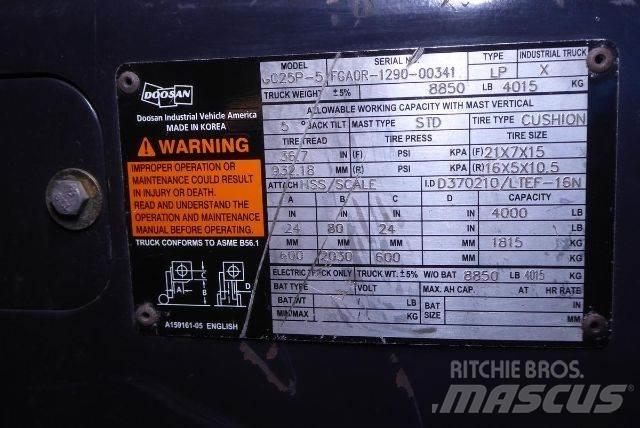 Doosan GC25P-5 Andere Gabelstapler