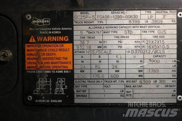 Doosan GC25P-5 Andere Gabelstapler