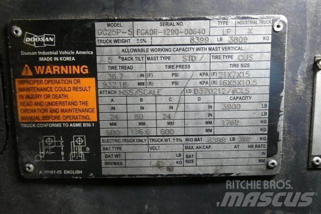 Doosan GC25P-5 Andere Gabelstapler