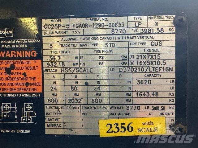 Doosan GC25P-5 Andere Gabelstapler