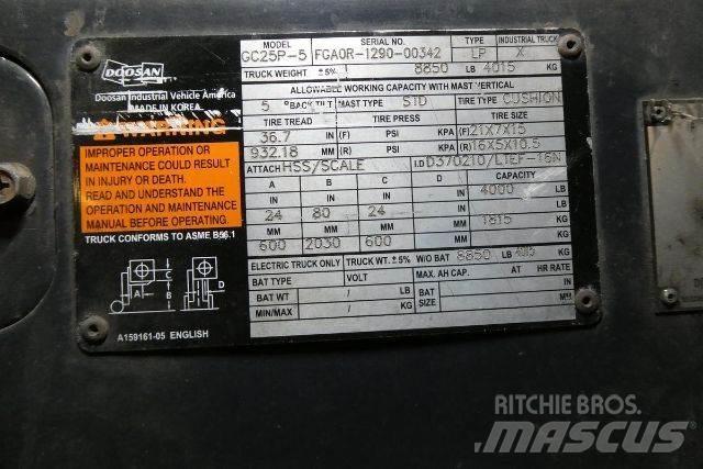 Doosan GC25P-5 Andere Gabelstapler