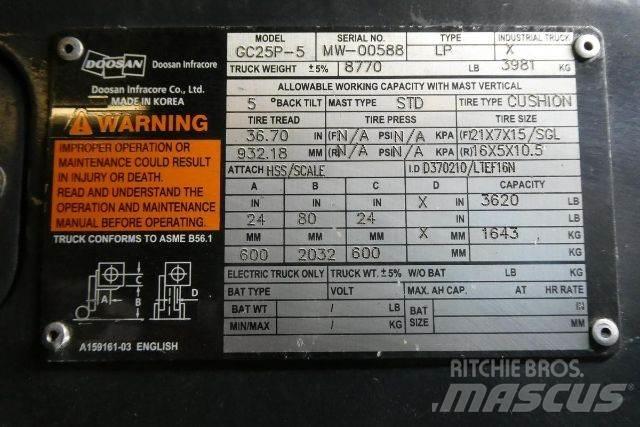 Doosan GC25P-5 Andere Gabelstapler