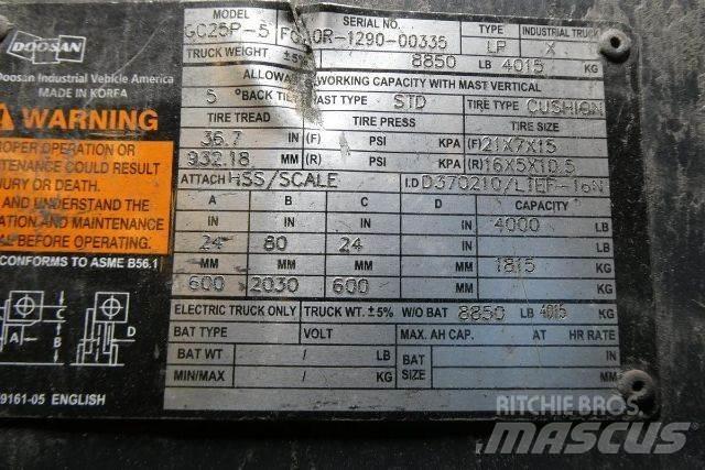 Doosan GC25P-5 Andere Gabelstapler