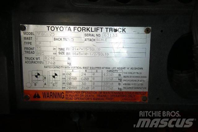 Toyota 7FGCU25 Andere Gabelstapler