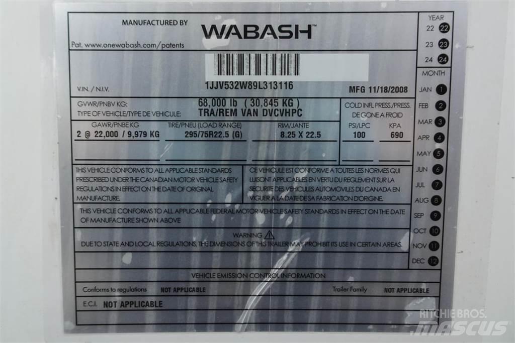 Wabash DVCVHPC Anhänger-Kastenaufbau