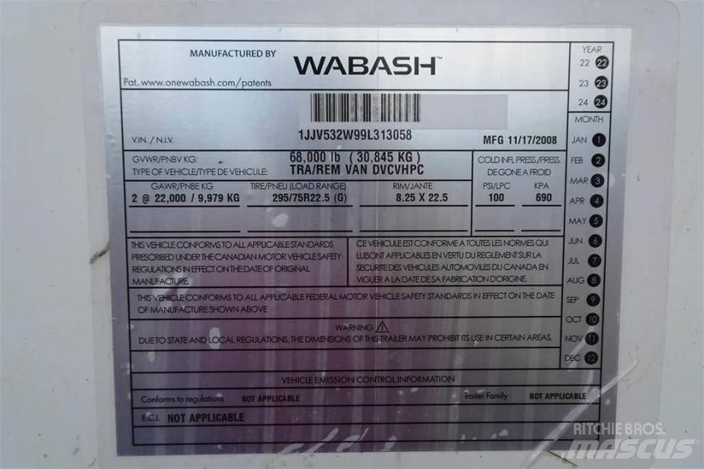 Wabash DVCVHPC Anhänger-Kastenaufbau