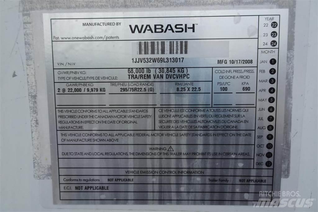 Wabash DVHDHPC Anhänger-Kastenaufbau