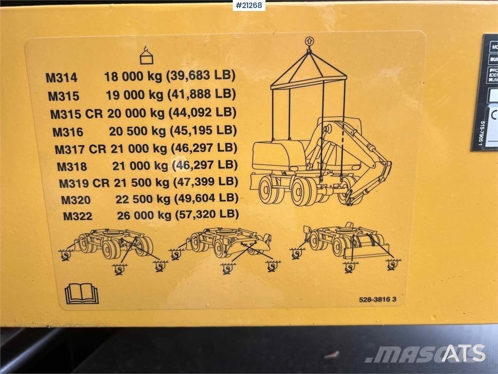 CAT M315 Mobilbagger