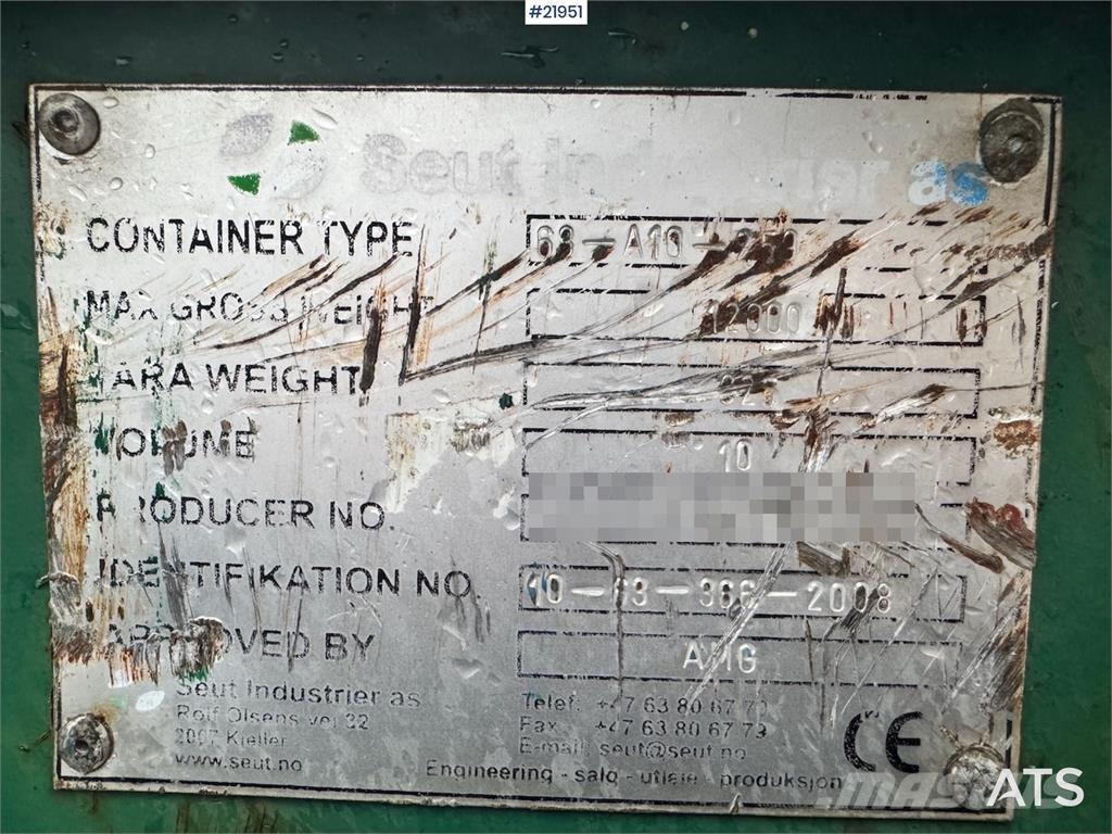  Liftcontainer 10m3 Spezialcontainer