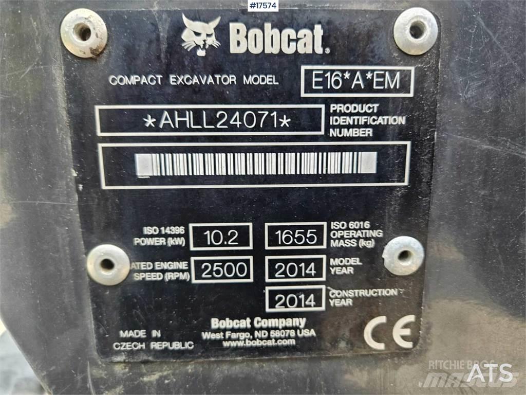 Bobcat E16 Minibagger < 7t