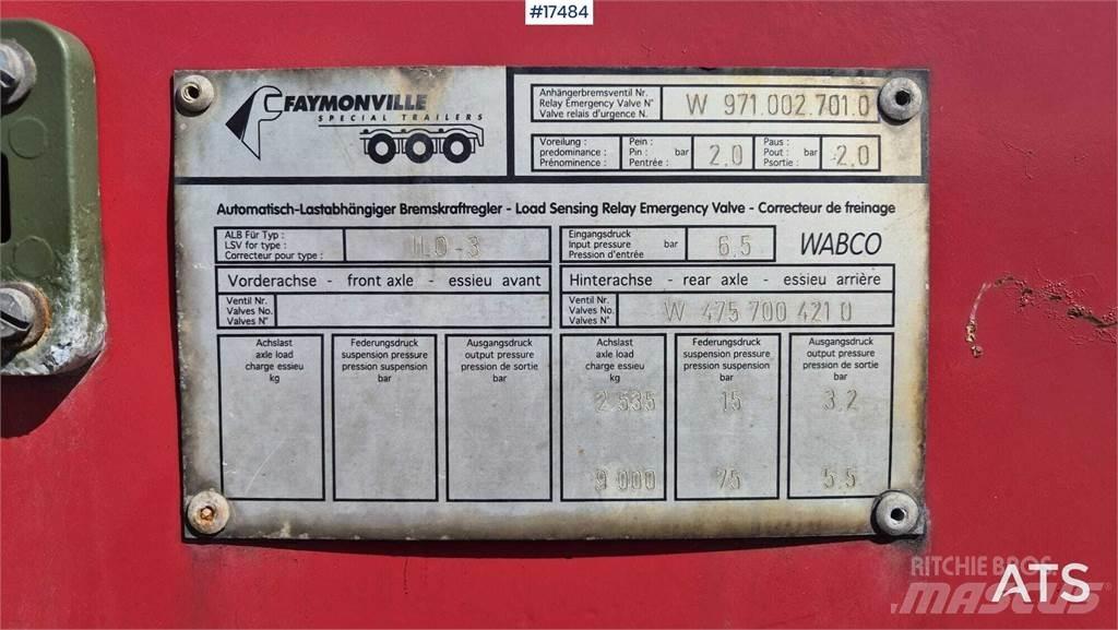 Faymonville ILO - 3 Tieflader-Auflieger