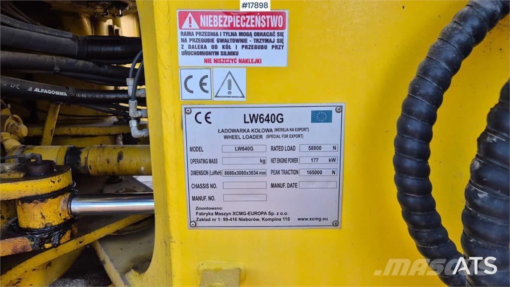 XCMG LW 640 G Radlader