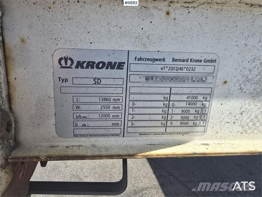 Krone trailer Curtainsiderauflieger