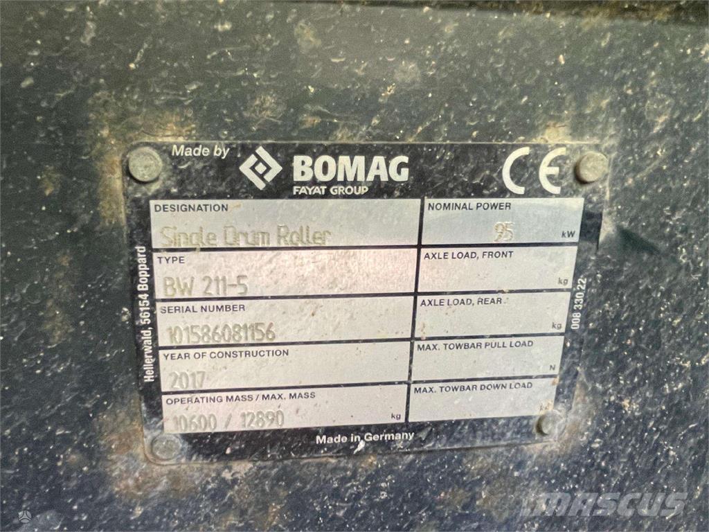 Bomag BW 211-5 Walzenzüge