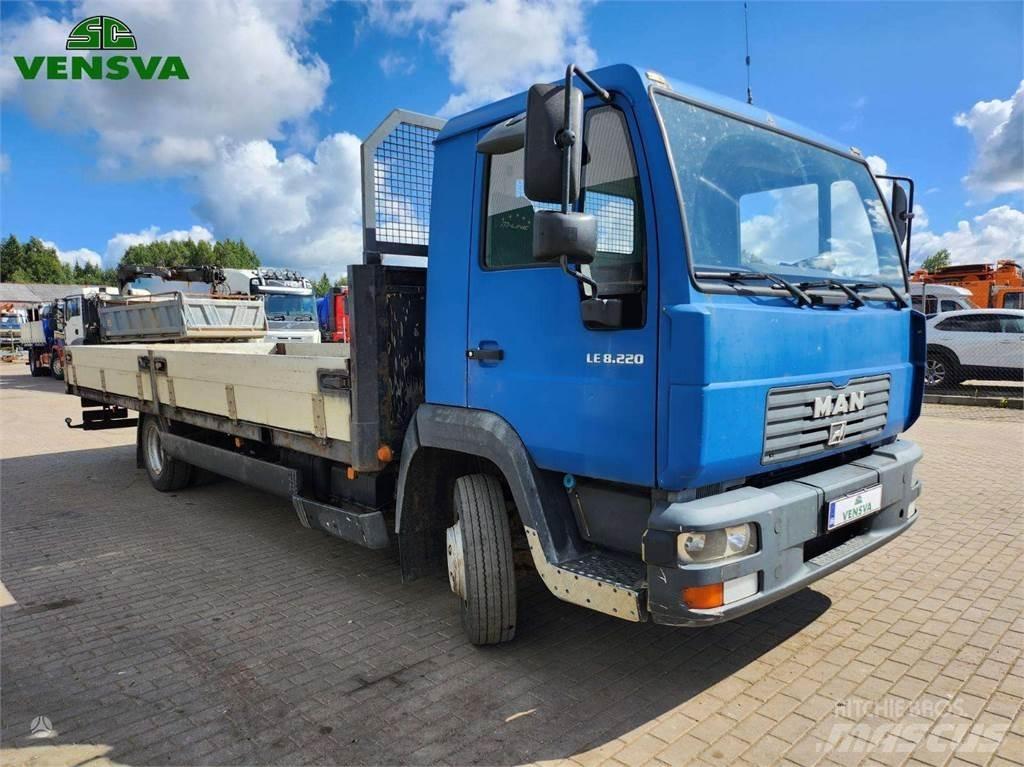 MAN LE 8.220 Pritschenwagen/Pritschenwagen mit Seitenklappe