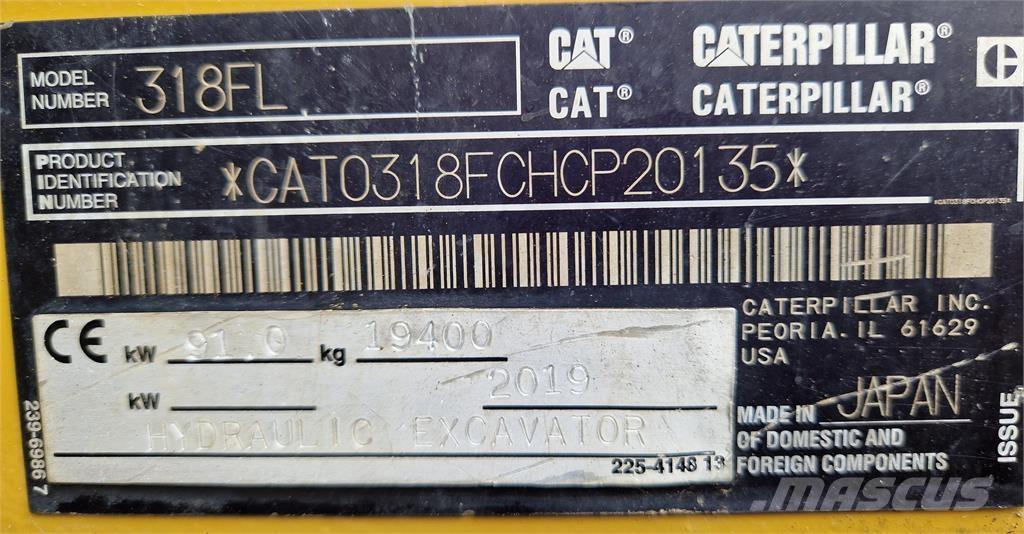 CAT 318FL Raupenbagger