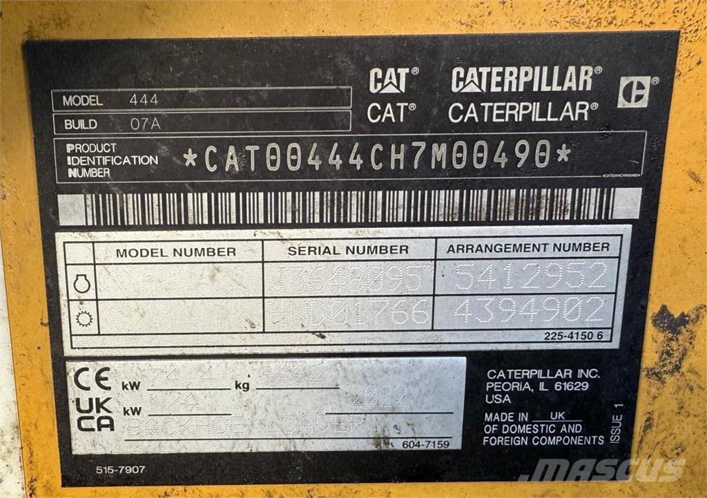 CAT 444 Baggerlader