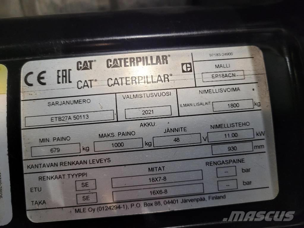 CAT EP18 ACN Elektro Stapler