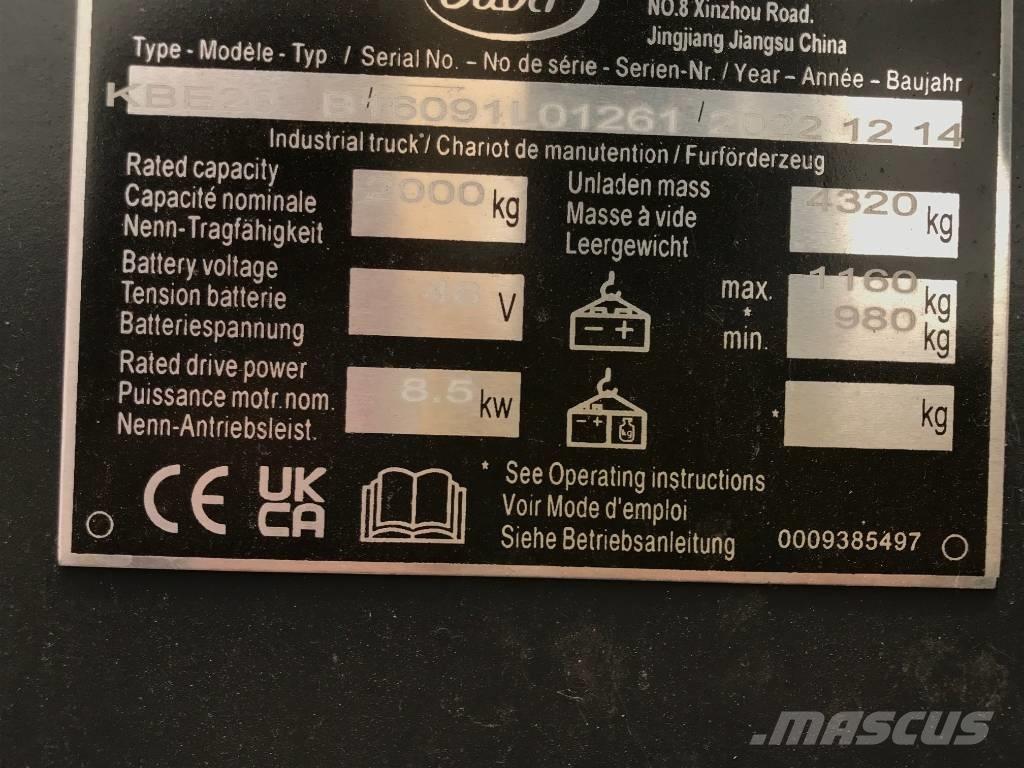 Baoli KBE 20 N Elektro Stapler