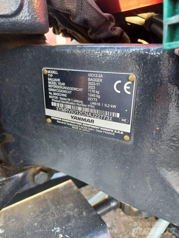 Yanmar VIO12-2A Minibagger < 7t