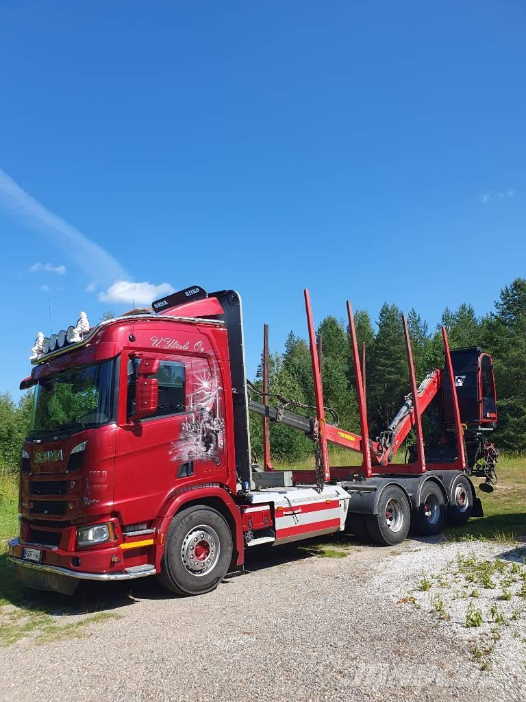 Scania R 650 Holzfahrzeuge