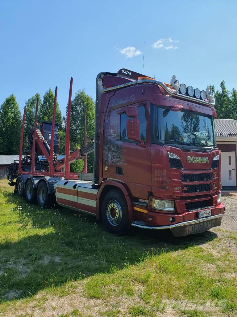 Scania R 650 Holzfahrzeuge