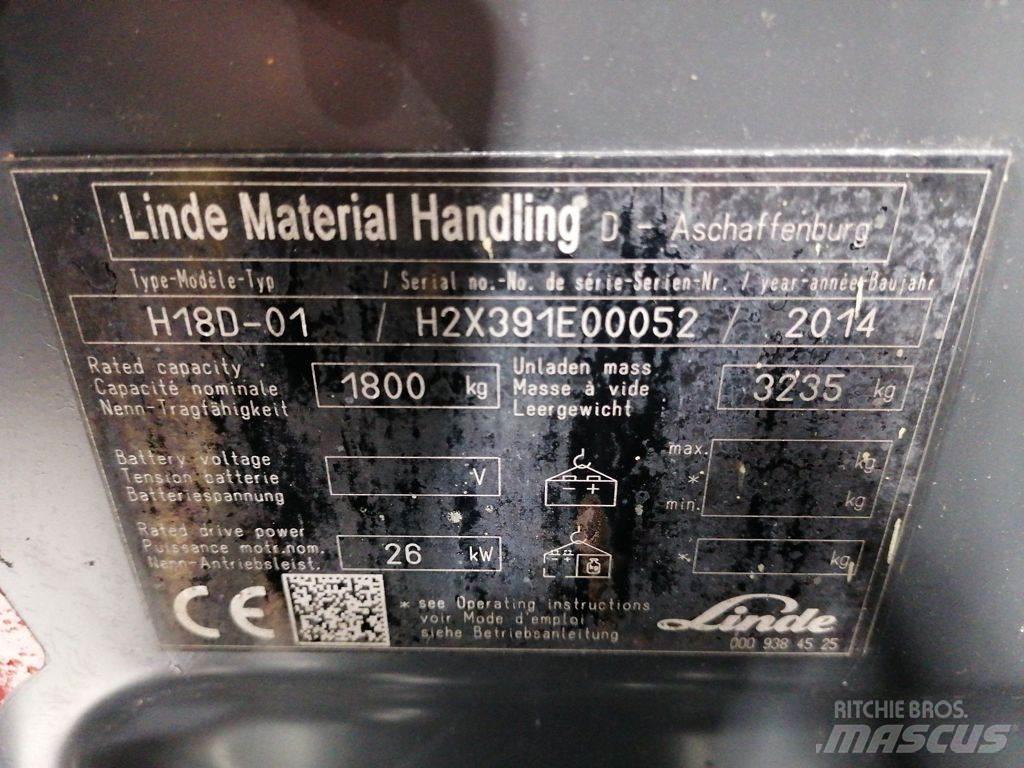 Linde H18D-01 Diesel Stapler