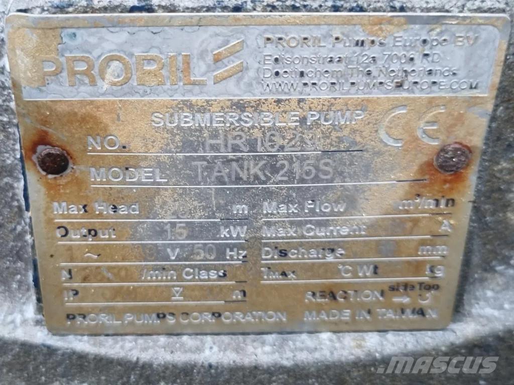  Proril Tank 315S Wasserpumpen