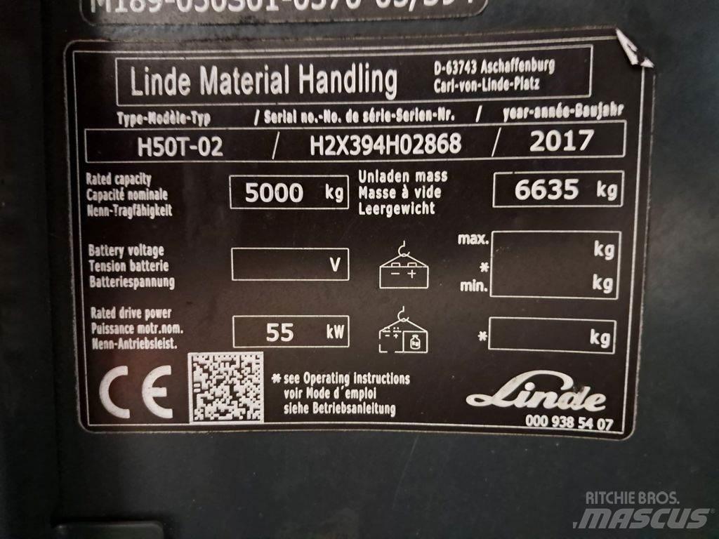 Linde H50T-02 Gas Stapler