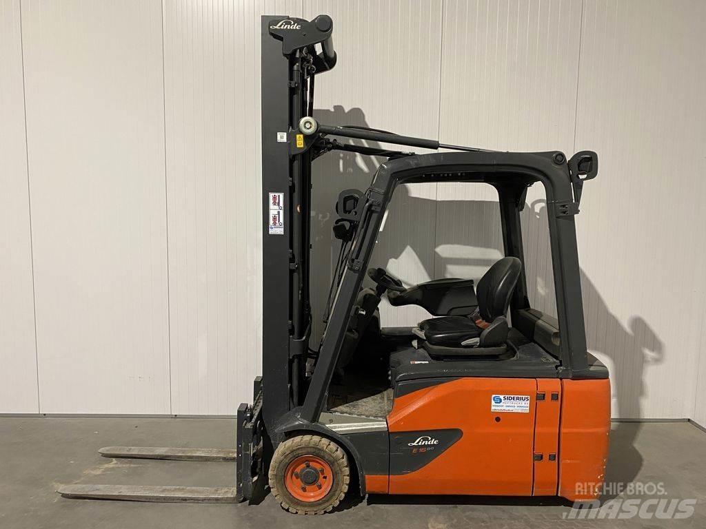 Linde E16L-02 Elektro Stapler