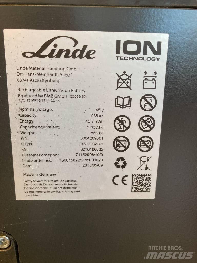 Linde E16/386 Li-ION Elektro Stapler