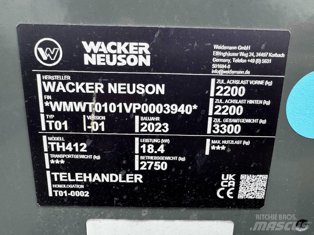 Wacker Neuson TH412 Teleskoplader