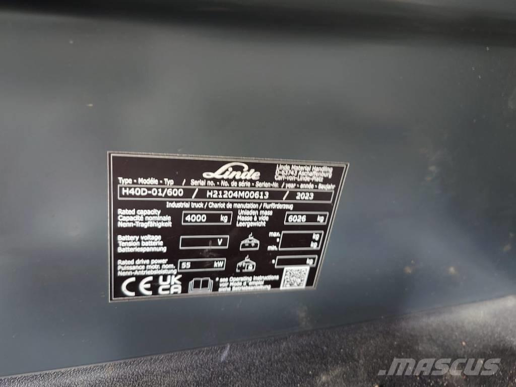 Linde H40D/600/1204 Diesel Stapler