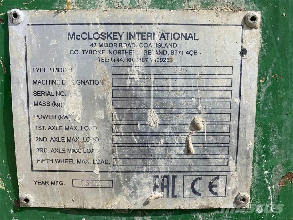 McCloskey VTS95 Mobile Brecher